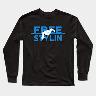 Freestyling Swim Guy Long Sleeve T-Shirt